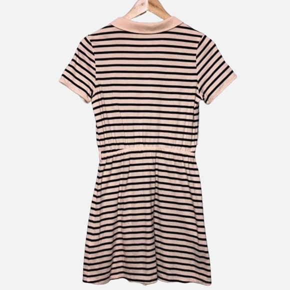 Forever 21 (I Love H81) Collared Striped Dress Medium - Picture 7 of 11